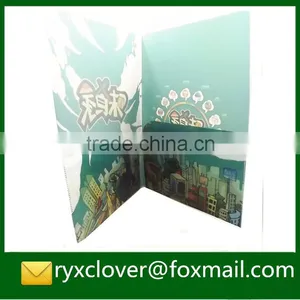 Vivid Colorful A4 Size PP Plastic File Folders With Inner Pocket thumbnail-3