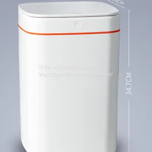 Automatic Induction Charging Belt Cover Household Kitchen Living Room Electric Induction Trash Can（Wechat:13510231336） thumbnail-1