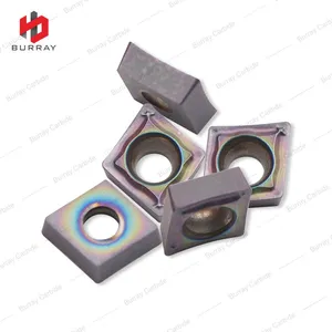 Single-sided CCMT060204-SM Turning Inserts for Semi Finishing and Finishing Positive Rake Low Cutting Forces thumbnail-3