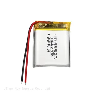 UFX 803035 800mAh 3.7V Rechargeable Battery China Polymer Li-ion Cell Factory Hot Selling Batteries for Medical Equipment thumbnail-1