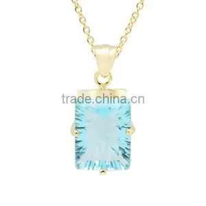 Semi Precious Stone Pendant,big Stone Pendant Jewelry thumbnail-1