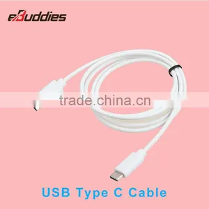 White Super Speed Usb Sync & Charge Cable Usb 3.1 Type c to Usb 2.0 A Type thumbnail-3