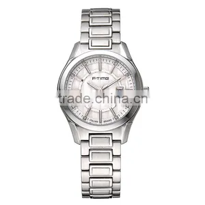 Gold Stainless Steel Jewelry Dial Date Watch 50m Water Resistant thumbnail-6