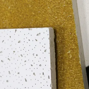 595x595mm Ceiling Tile Armstrong Ceiling Factory Acoustic Mineral Wool Panel thumbnail-1