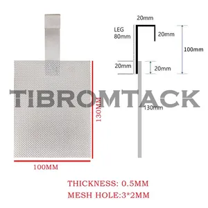 Platinized Titanium Anode Mesh Electrolytic Mesh With Platinum Coating Used for Jewelry Processing, Hydrogen Production, Fuel CellS thumbnail-2