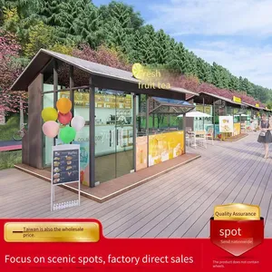 Manufacturer of Pre - Fabricated Vending Kiosks for Scenic Areas, Mobile Shops for Squares and Parks, and Selling Kiosks and Guard Booths at Subway Entrances thumbnail-5
