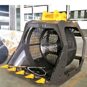 360-Degree Rotating Excavator Bucket - Hydraulic System Compatible With Multiple Models thumbnail-2
