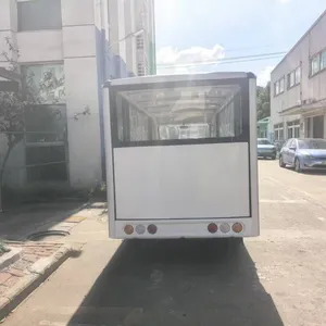 14-seater Fully Enclosed Electric Sightseeing Bus With Doors for Scenic Spots, Factories, Parks, Docks and Stations, Powered by Lithium Batteries thumbnail-4