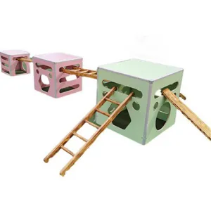 Kindergarten Game Square Box, Outdoor Toy Sensory Integration Balance Training Equipment, Combination Set With Box thumbnail-5