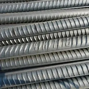 Large Ready Stock Deformed Steel Rebar HRB400 HRB500 Reinforcement Iron Rod Custom Fixed Length Cutting Service Global Export Supply thumbnail-3