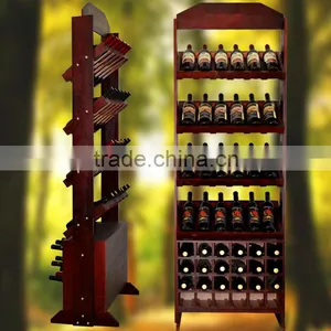 Custom Wooden Wine Rack High Quality Wooden Wine Rack,beer Rack Display Shelf thumbnail-3