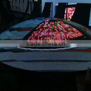 Good Design LED Display and DJ Booth ,Back Ground Wall-polygon -P5 thumbnail-3