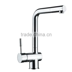 Single Handle Chrome Kitchen Sink Water Tap Tuscany Faucets thumbnail-2
