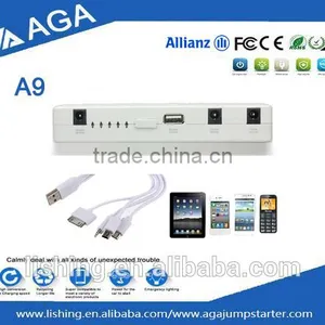 AGA A9 Mini Multifunction 12V DC 12000mAh Car Jump Start thumbnail-4