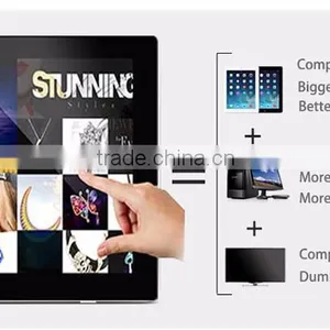 21.5 Inch All in One Desktop pc Wall Mounted Android4.4 Kitkat, Rockchip 3188 Quad Core 1.8Ghz, 1GB DDR3 8GB Nand,Bluetooth thumbnail-1