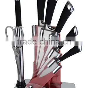 ABS+430 S/S HANDLE 8PCS KITCHEN KNIFE SET thumbnail-1