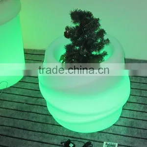 New PE Plastic Vases With Solar Led Light YXF-5248S thumbnail-1