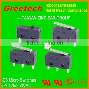 Mini Micro Switch 0.1A Customized Designs With ENEC CQC thumbnail-1
