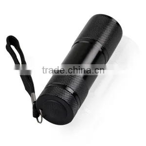 365nm UV Flashlight Battery Powered UV Flashlight 365nm With 9 Bulbs thumbnail-4