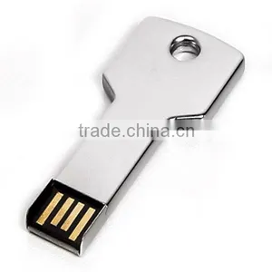4GB Key Shaped Usb Stick With Stainless Steel thumbnail-2
