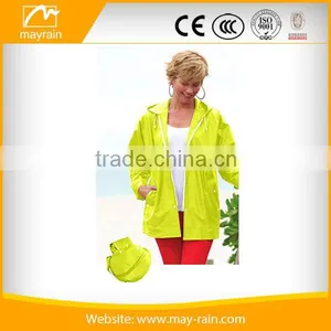 2016 Latest Design Women Plastic Raincoats thumbnail-4