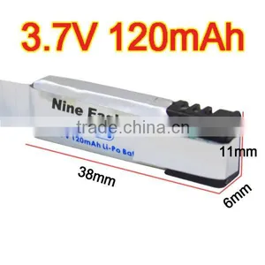 NE4950001 Nine Eagles Solo Pro 120MAH LIPO Battery thumbnail-1
