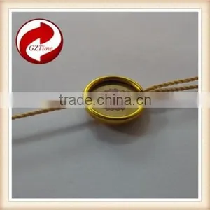 Cheap High-grade Environmental Protection Non-toxic Gilt Metal Plastic Seal Tag / String Seal Men String thumbnail-3