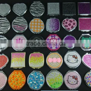 2015 Costomized Mirror Metal Bling Pill Box Crystal Perfume Bottle thumbnail-3