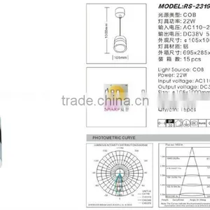 Modern Lighting OF Indoor 25W COB LED Pendant Lighting thumbnail-3