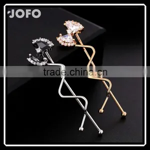 Elegant Fashion Bowknot Zircon Barrette Lady Classic Crystal Hair Lasting Shine thumbnail-1