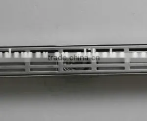 Audemar E Series Straight Edge Sloped Channel Base Stainless Steel 304 Flexible Shower Drain thumbnail-1