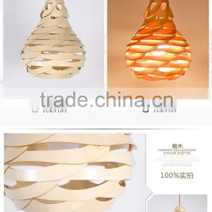 LED Pendant Light JK-8005B-30 Newest Wood Color Handmade Pendant Light for Children Room Decoration thumbnail-3