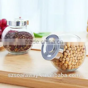 Cheap Price Sauce Seasoning Bottle of Storage Tank Bottle Glass Jar and Joyful Small Jam Jar Sugar Pot thumbnail-1