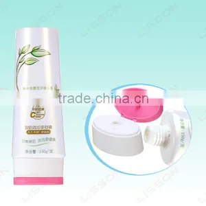 D19 120ml-300ml Female Cream Oval Tube With Double Color Flip-top Cap thumbnail-1