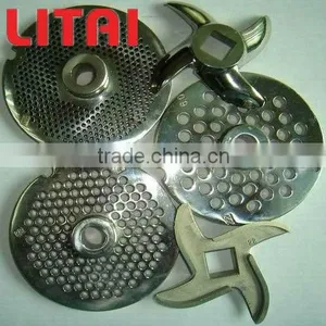 New Meat Chopper Spare Parts Meat Grinder Sharpning Knives Plates Stainless Steel Multi Size For Meat Mincer Machine thumbnail-1