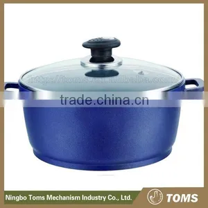 TOMS Colourful Ceramic Coating Aluminium Casserole thumbnail-1