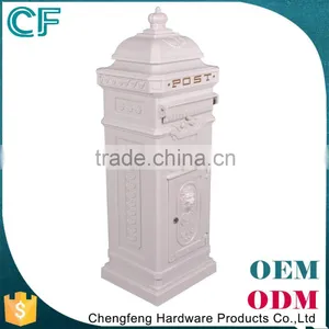 The Most Popular Style In Europe Factory Lowest Price Freestanding Garden Irish Post Box From China thumbnail-5