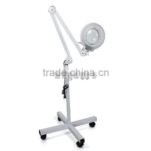 Pro 5X Diopter Rolling Stand Magnifying Lamp Beauty Tattoo Magnifier Adjustable thumbnail-5
