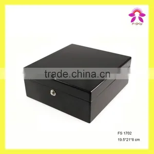FS1702 Wooden Watch Case Display Storage for Delicate Watches With Cabinet thumbnail-1