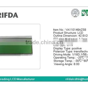 STN Type Graphic Lcd Display Dot Matrix 8x2 With Polarizer thumbnail-2