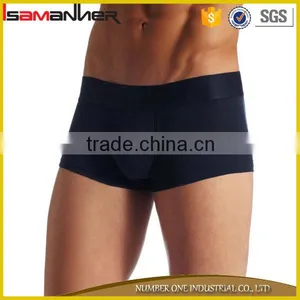 Pure Color Black and White Men Cotton Boxer Shorts Underwear thumbnail-1