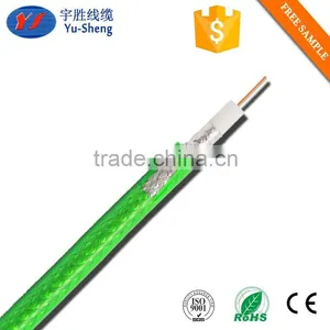 China HOT Sell High Quality 75 Ohm Colorful RG6 Coaxial Cable for CATV thumbnail-1