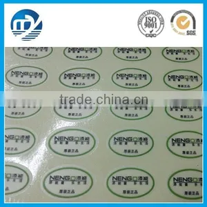 Round Plastic Transparent Sticker Printing Made in China thumbnail-1