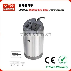 OEM Round Shape 150W Micro Inverter dc to ac Power Car Inverter thumbnail-1
