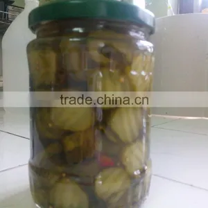 Fresh Pickled Cornichons 3-5 cm in 370ml Glass Jar thumbnail-3