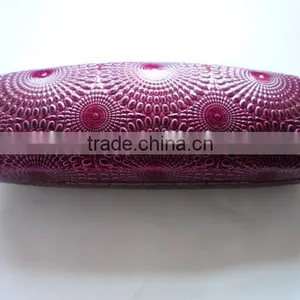Metal Any Color Hard PU Glasses Case thumbnail-2