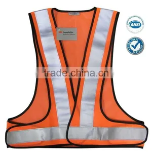 Orange Mesh Safety Vest thumbnail-1