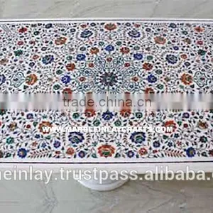 Marble Inlaid Table thumbnail-1