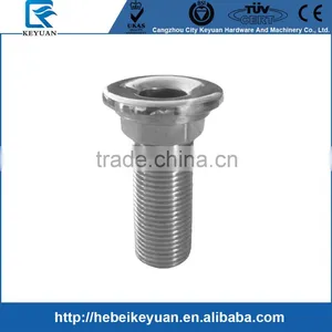 Stainless Steel 3/4" Marine Thru Hull Connector Threaded Ends thumbnail-1