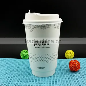 8oz Disposable Paper Cup for Hot Drink With Lid thumbnail-5